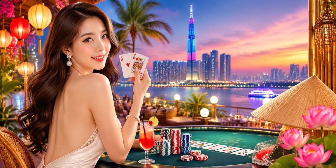 Người phụ nữ đội nón lá tại TP. Hồ Chí Minh tham gia baccarat trực tuyến